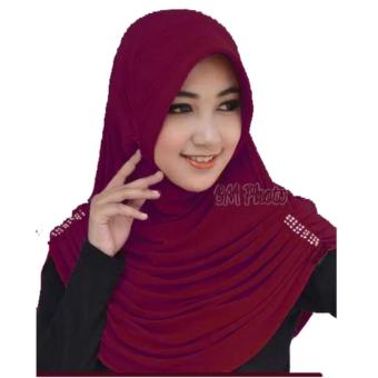 Hijab Rumana Permata (Maroon)  