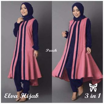 Hirani Collection - Elva Hijab - Peach  