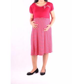 HMILL Baju Hamil Dress Hamil 1193 - Merah  