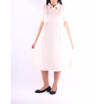 HMILL Baju Hamil Dress Hamil Kerja 1234 - Cream  