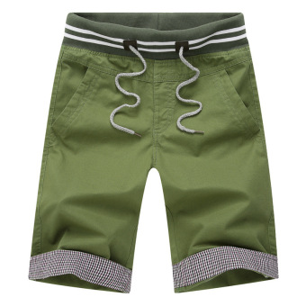 Hotyv Korean Fashion Male Summer Casual Beach Pants HPT024 Green - Intl - intl  