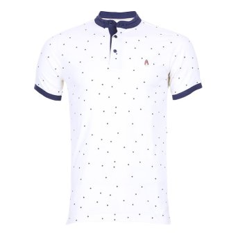 Hush Puppies Polo Shirt Pria Big Apple Off White  