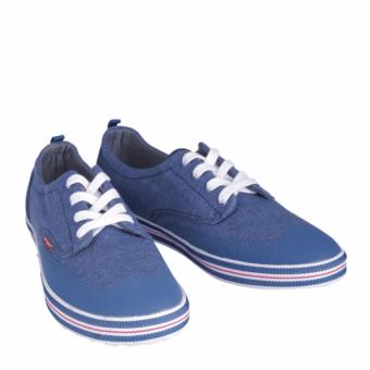 Hush Puppies Sepatu Sneakers Pria Willys Lace Up - Navy  