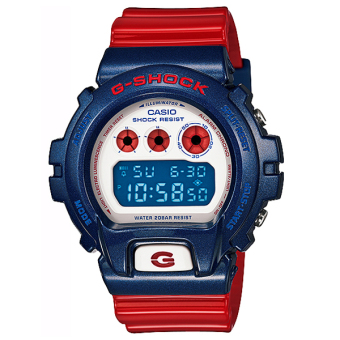 (Impor) Casio G-Shock Biru Damar Band Jam Tangan DW-6900AC-2  