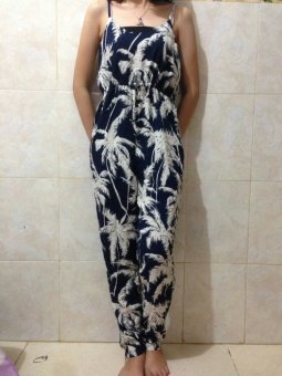 Import Collection Jumpsuit Coconut Tree Wanita  