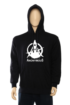 IndoClothing Hoodie Anonymous - H03 - Hitam  