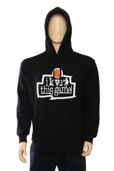 IndoClothing Hoodie I Love This Game - Hitam  