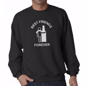 Indoclothing Sweater Best Friend Forever - Hitam  