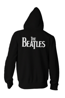 IndoClothing Zipper Hoodie The Beatles - Z03 - Hitam  