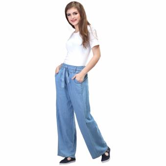 Inficlo Celana Jeans Panjang Wanita Bahan Jeans - SPN 127  