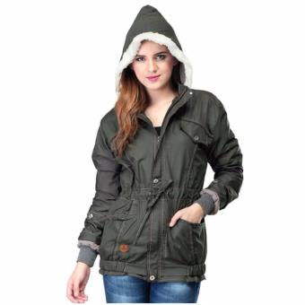 Inficlo jaket despo wanita SDP 407 - olive  