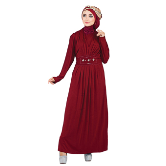 Inficlo Long Dress Weslee SNY 474 - Merah  