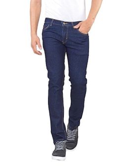 Inficlo SSP 628 Celana Jeans Casual Pria - Jeans Strech - Cool (Biru Tua)  