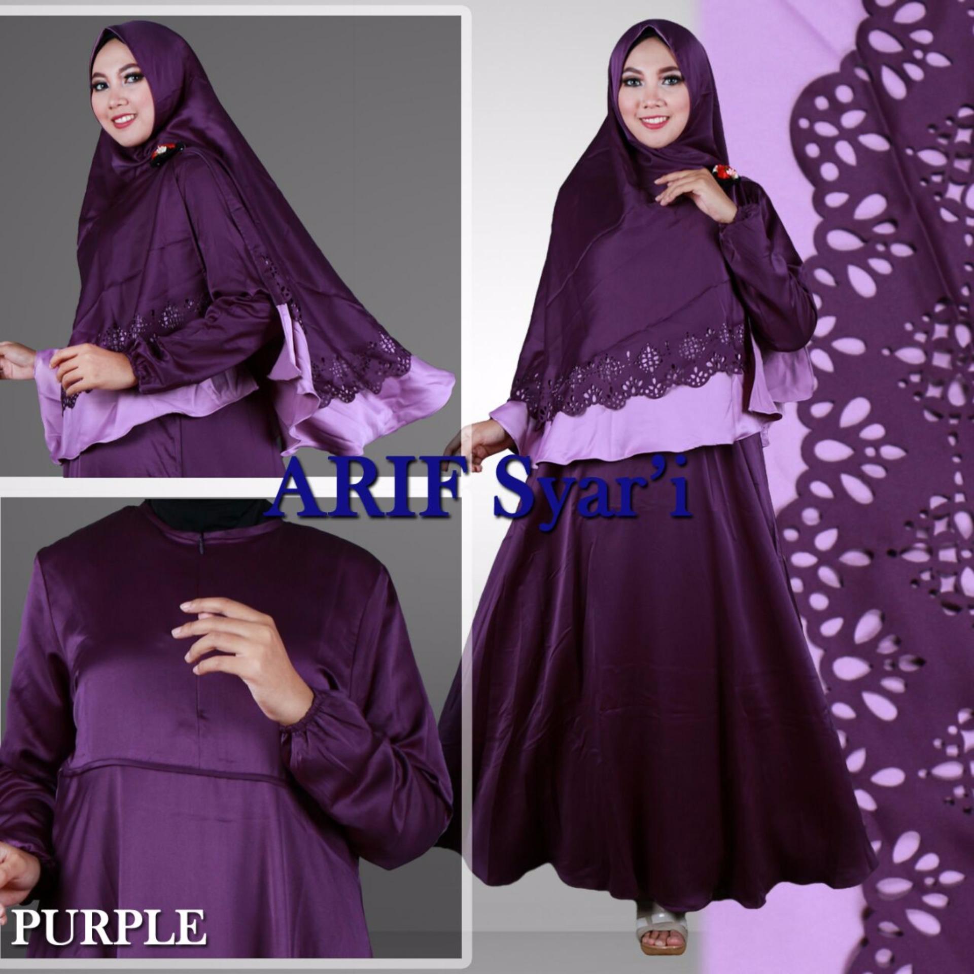 Irfan Store Gamis Syari Ungu Tua Lazada Indonesia Irfan Store Gamis Syari Ungu Tua Lazada Indonesia