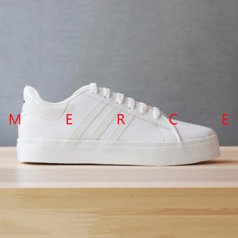 Isabel - Sepatu Sneakers Wanita 3 Strap (Putih)  