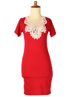 Iyesh HEBO1207 - 1207 Dress - Merah  