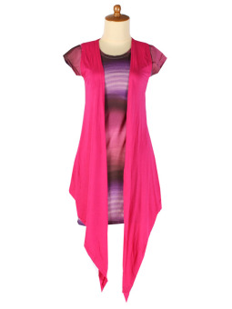 Iyesh HENNA101 - A101 Dress Pelangi - Pink Tua  