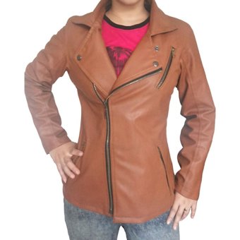 J-Brille Women Semi Leather Jacket - Changcuter Tan  