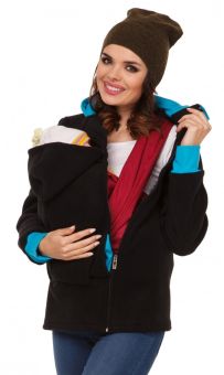 Jacket Kangaroo Winter Maternity Outerwear Coat for Pregnant Women (Black) - intl  