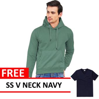 Jacket Oblong Pullover Hoodie Tosca Free SS V Neck Navy  