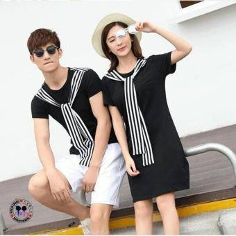 Jakarta Couple - Baju Pasangan Dress Syal  