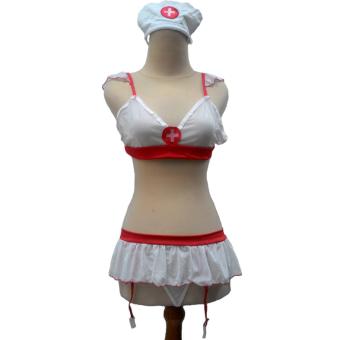 Jakarta Lingerie Costume JLTA014 Sexy Nurse FULLSET + Net Stocking  