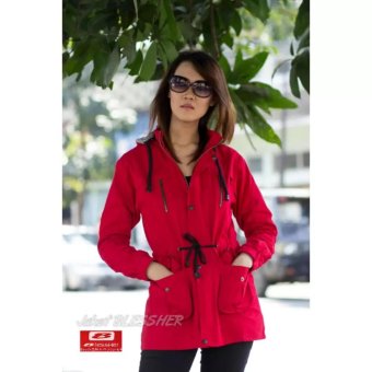 Jaket Parka Wanita - Red Berkulitas  