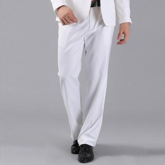 Jas Cowok - Celana Panjang Pria Exclusive Putih  