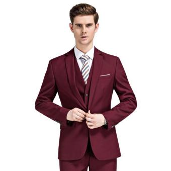 Jas Pria / Jas Warna Maroon / jas Pengantin / Jas Wisuda / Jas Elegant / Jas Murah  