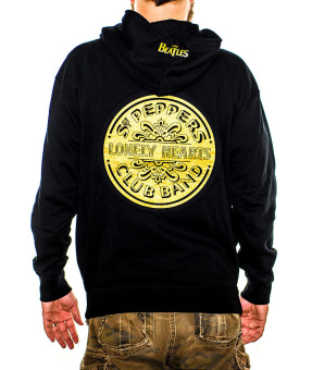 JersiClothing Jaket Hoodie The Beatles Sgt. Pepper - Hitam  