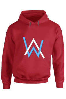 JersiClothing Unisex Hoodie A&W - Merah  