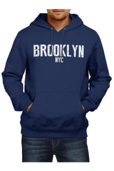 JersiClothing Unisex Hoodie Brooklyn - Navy Blue  