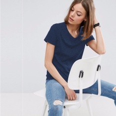 Home · Hanyu Panas Gaya Korea Jual Baju Wanita Atasan Bergaris Leher V Blus Hitam International