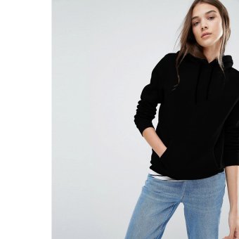 Jfashion Sweater Wanita Variasi Topi Tangan Panjang