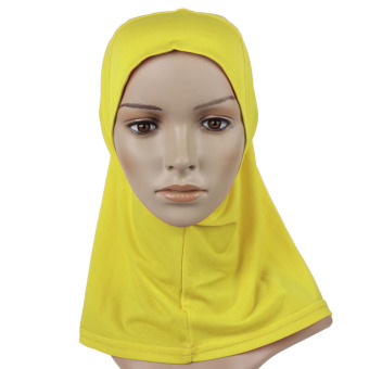 JinGle Islamic Muslim Full Cover Inner Underscarf Hijab Cap Hat (Gold)  