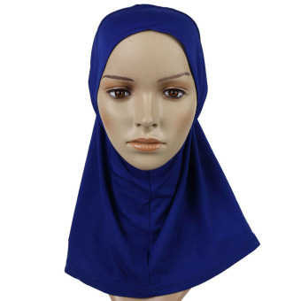 JinGle Islamic Muslim Full Cover Inner Underscarf Hijab Cap Hat (Blue)  