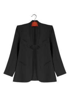 Jo.In Korea Women Fashion Medium Style Slim Suit Blazer Jacket Padded Shoulder Coat - intl  