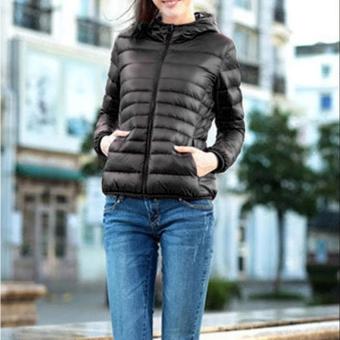 Jo.In New Women Casual Hooded Long Sleeve Light Weight Solid Warm Jacket - intl  