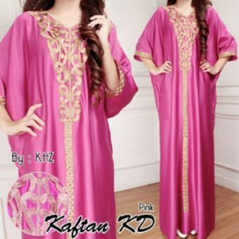 J.W.V CONCEPT KAFTAN KD SATIN - PINK  