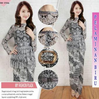 Kebaya Set Brokat Sang Diva Silver  