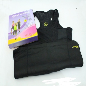 Kefir Organik - Hot Shaper Slimming Vest Rompi Pembakar Lemak - Black  