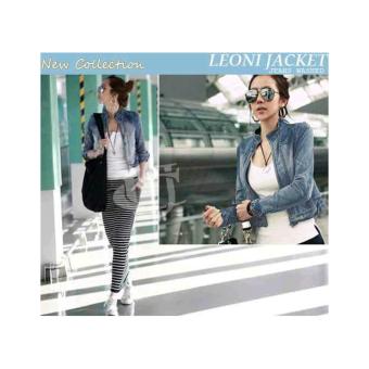Kembar Leony Jacket Jeans Washed Blue (No Inner )  