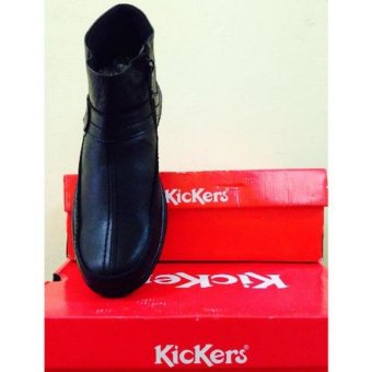 Kickers Sepatu Pria Kulit Asli Model KR 0078 - Hitam  