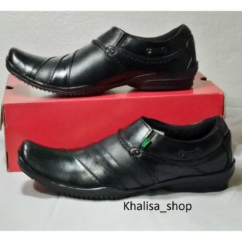 Kickers sepatu pria Kulit Asli model KR 018 Black  