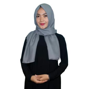 Kita Hijab Pasmina Sifon 0115018 Motif Polos Dark Slate Gray  