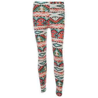 Kuhong Women Snowflake Reindeer Knitted Leggings Skinny Pencil Pants Trousers Green Color - intl  
