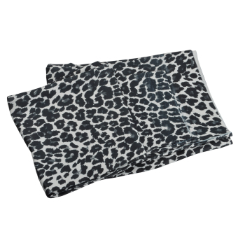 Ladies womens leopard print full length leggings ladies legging - Gray &White(Export)  