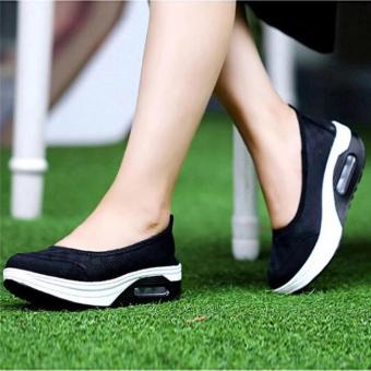 LALANG New Style Fashion Women's Shake Shoes Casual Fitness Shoes (Black)  
