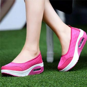 LALANG New Style Fashion Women's Shake Shoes Casual Fitness Shoes (Hotpink)  