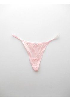 Lavabra Very Sexy Panty - Maggie Pure Cotton V String - Soft Pink  